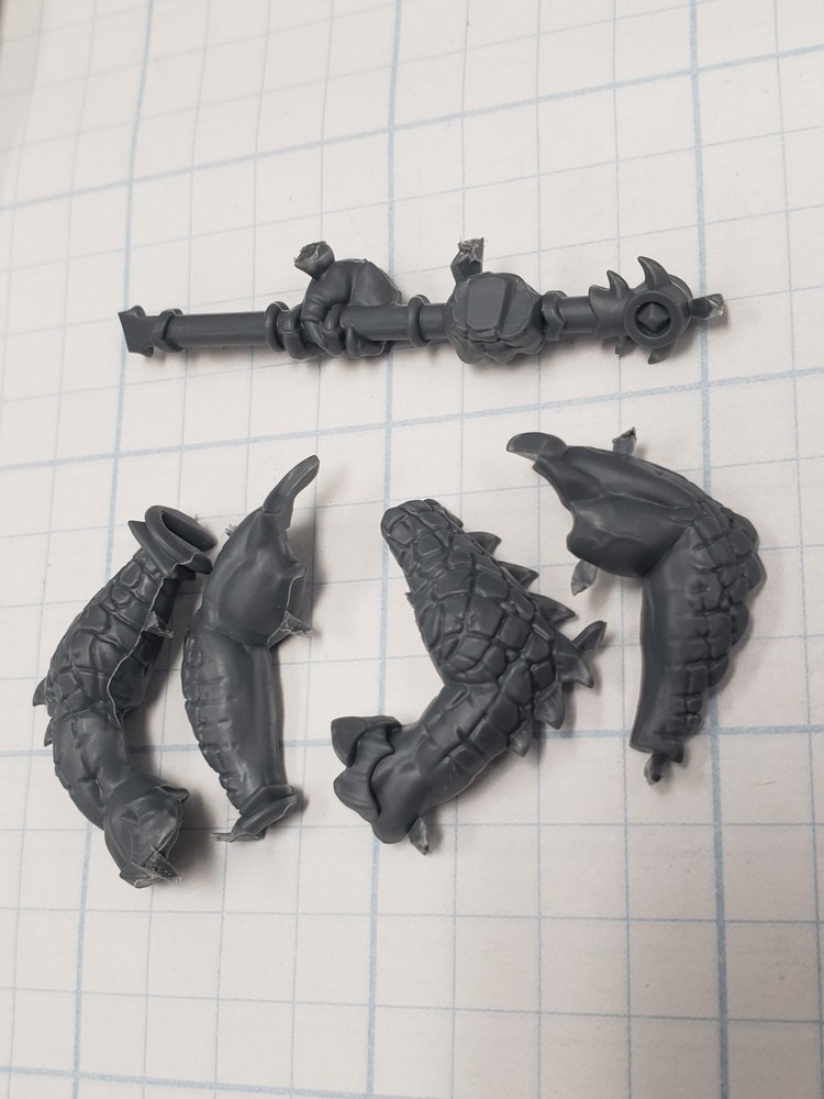 Warhammer Seraphon ARMORY Bits Kroxigor Raised Arms w Weapon Handle Set AR51