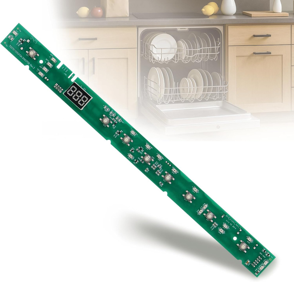 GE Dishwasher Control Board & User Interface, Compatible with Select Models