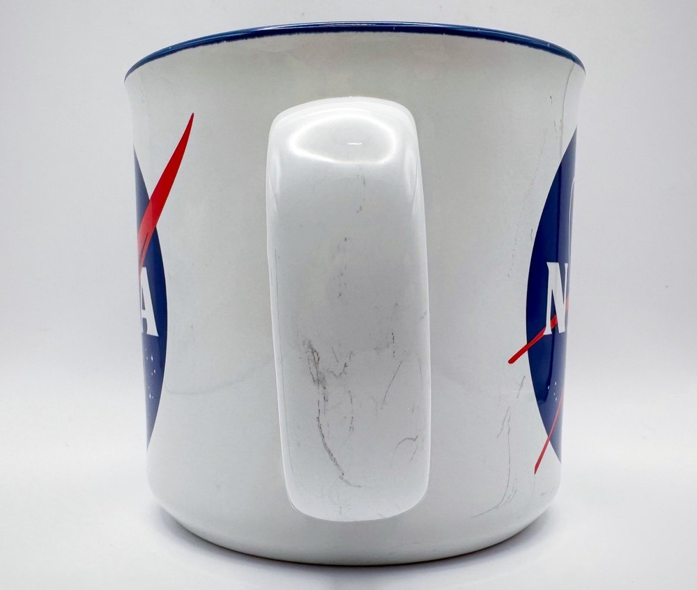 NASA Coffee Cup / Mug 14 Oz Blue Interior