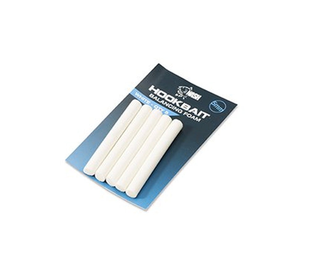 Hookbait Balancing Foam White 5mm Nash