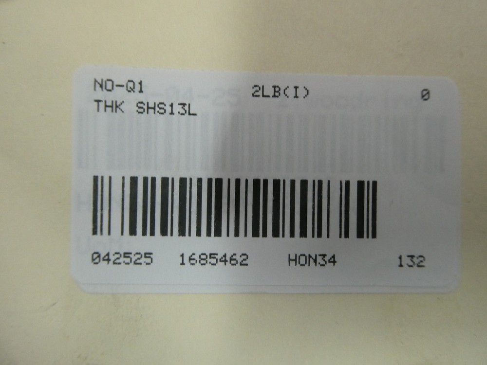 Thk SHS13L Linear Guide Rail