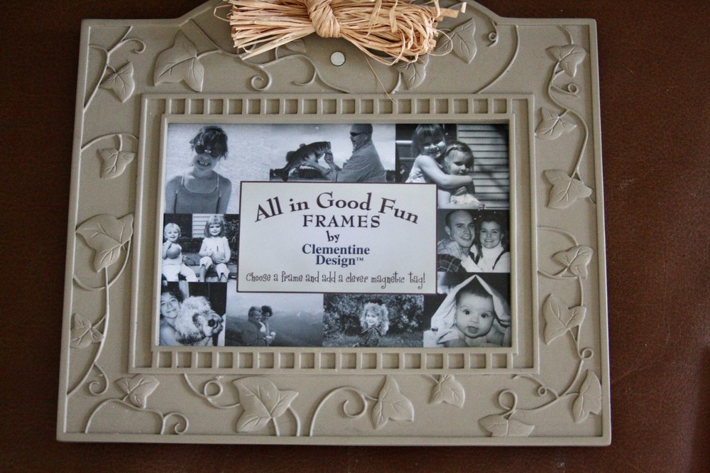 Two "All in Good Fun Frames" / 4X6 photo frames
