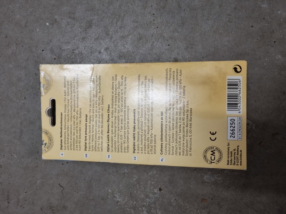 digitalen Reifendruckmesser