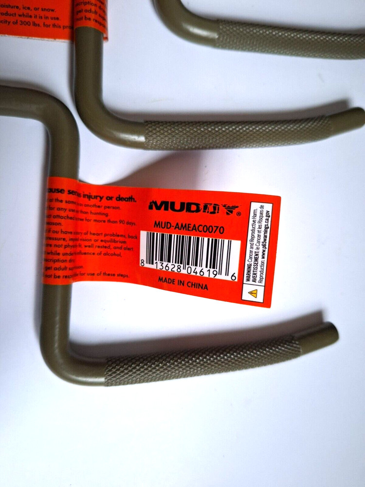 8 - MUDDY THREADED TREE CLIMBING STEPS - NEW!!!