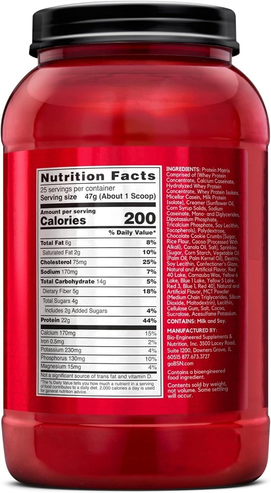 BSN SYNTHA 6 CS BDAY CAKE REMIX 2.59LB