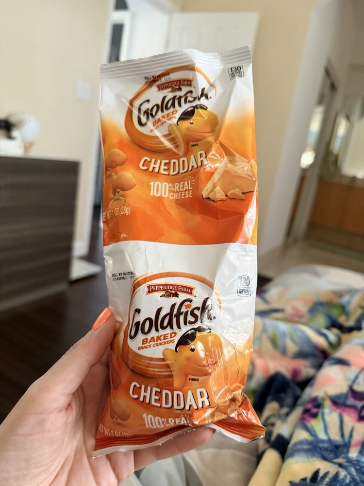 Rare Factory Error — Double-Pack Goldfish Cheddar — Unopened