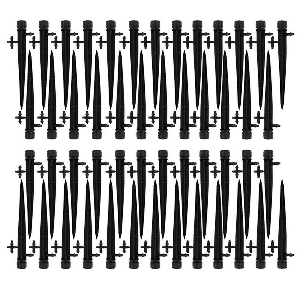 550Pack Adjustable Water Flow Irrigation Dripper Nozzle Stake Emitter Drip eet