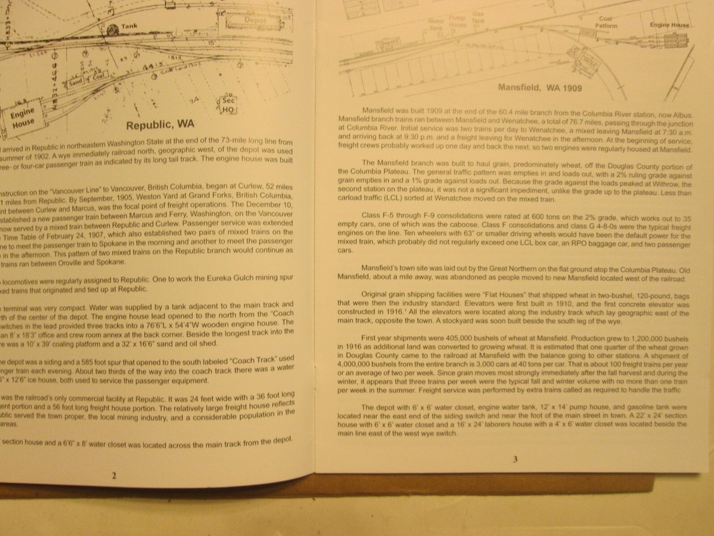 Great Northern Reference Sheet 420 Washington Small Engine Terminal Structures