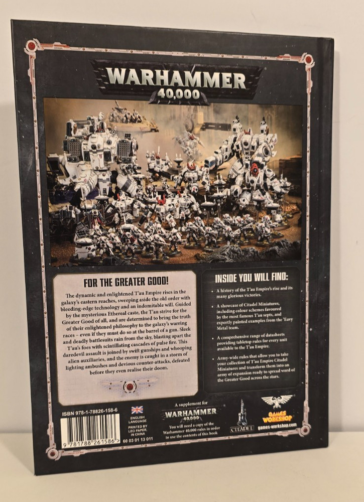 Warhammer 40,000 T'au Empire Codex, 2018, Games Workshop