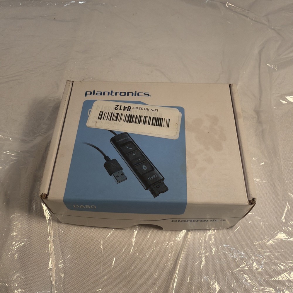 Plantronics DA80 USB Audio Processor -factory Open Box