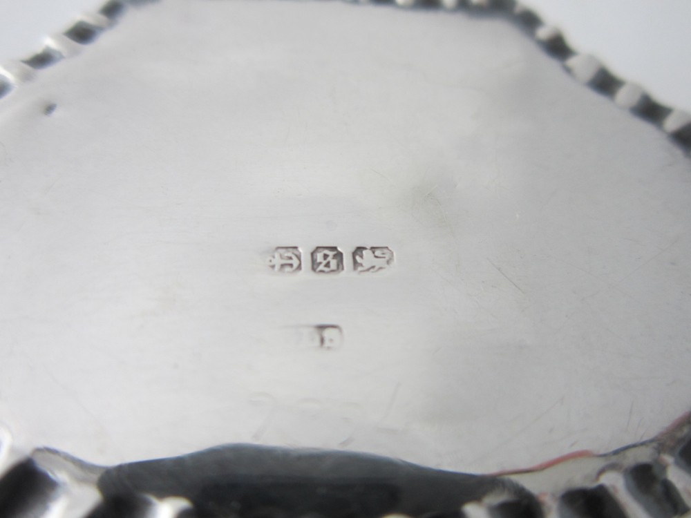 Antique Victorian Sterling Silver Pill Box - Birmingham 1892