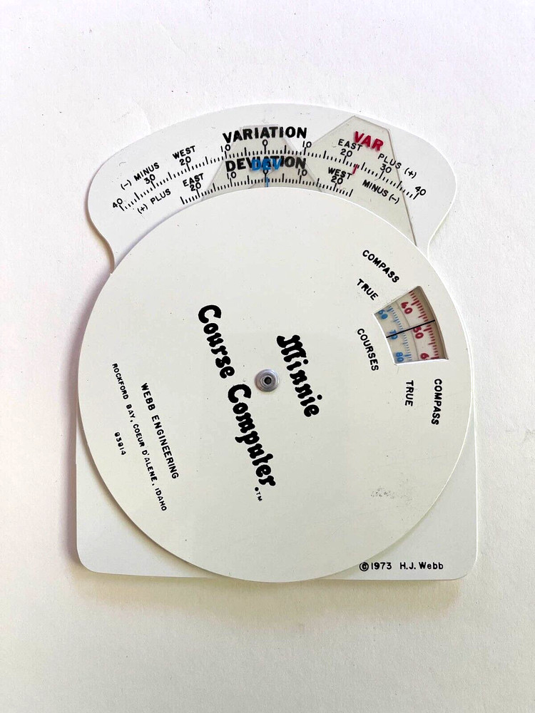 Minnie Course Computer to Calculate Variation and Deviation