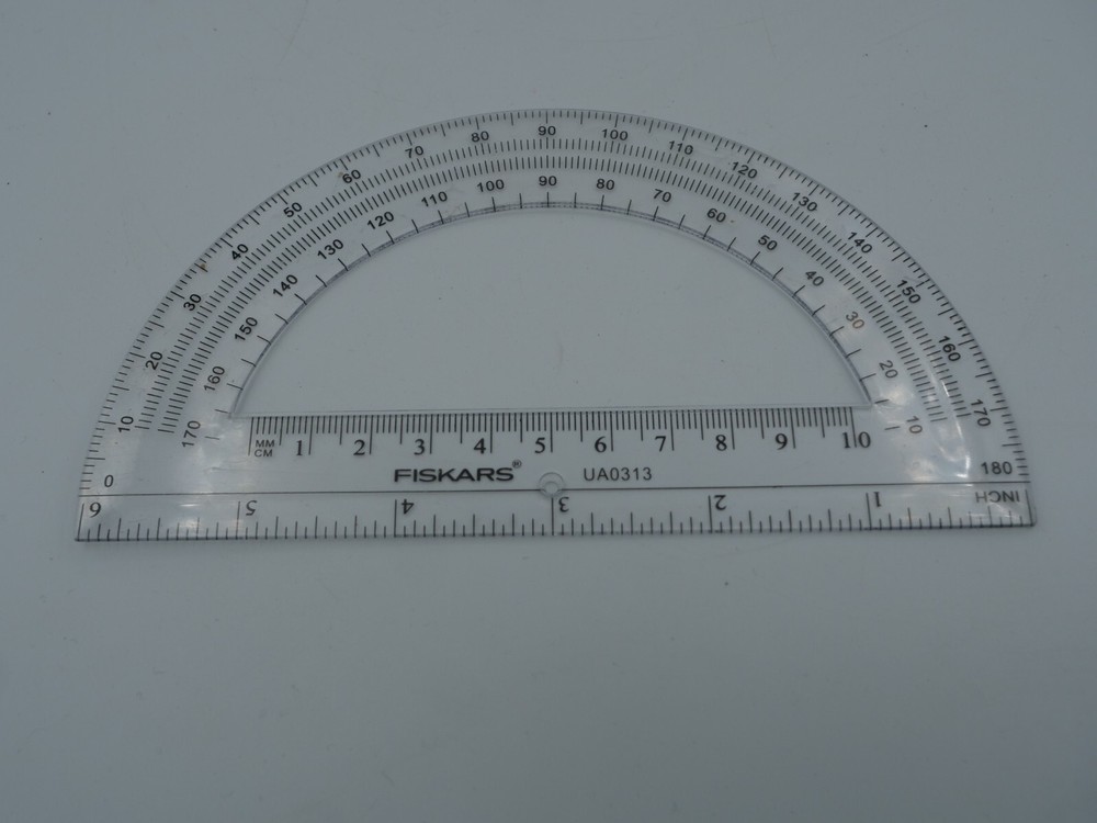 Fiskars Plastic  180° Protractor UA0313