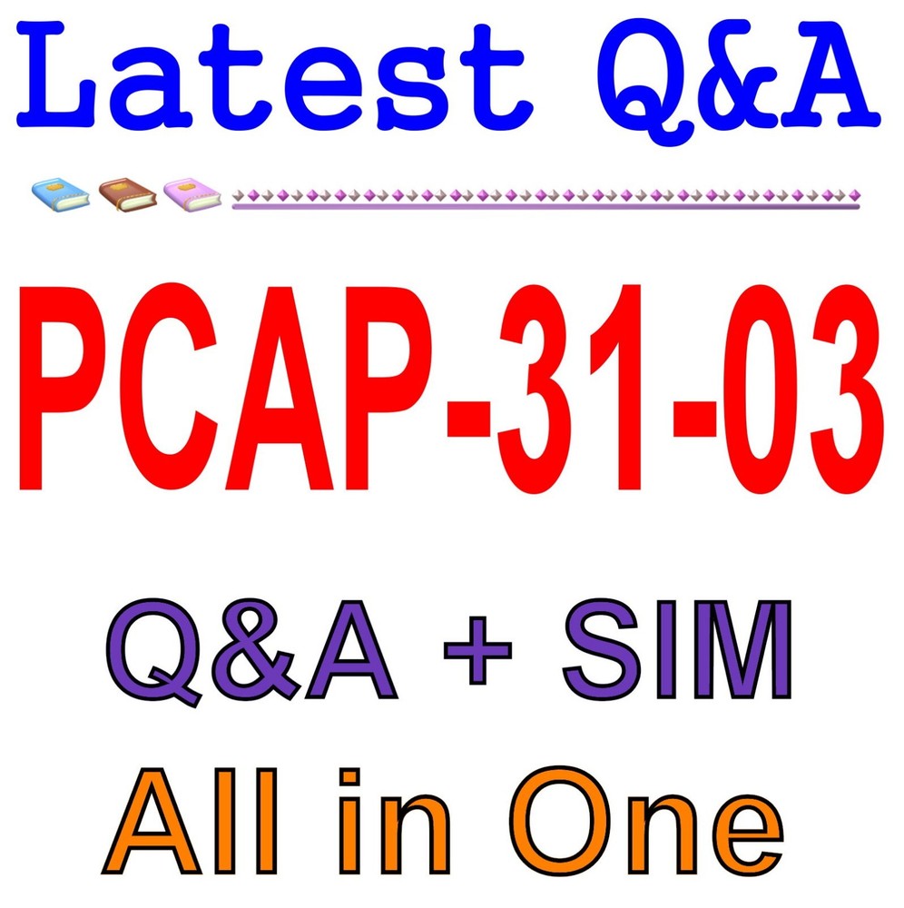 Certified Associate in Python Programming PCAP-31-03 Exam Q&A