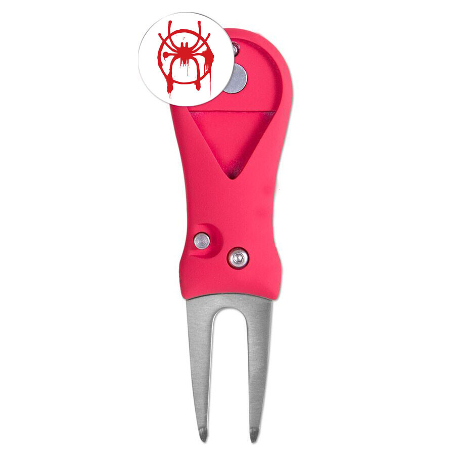 Spiderman Spiderverse Marvel Morales Golf Ball Marker +Switchblade Divot Tool