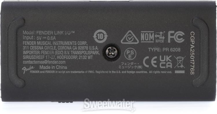 Fender Link I/O Portable USB-C Audio Interface