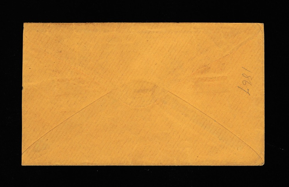 GENUINE SCOTT #73 VERTICAL BISECT ON COVER PSE CERT - QUESTIONABLE USAGE