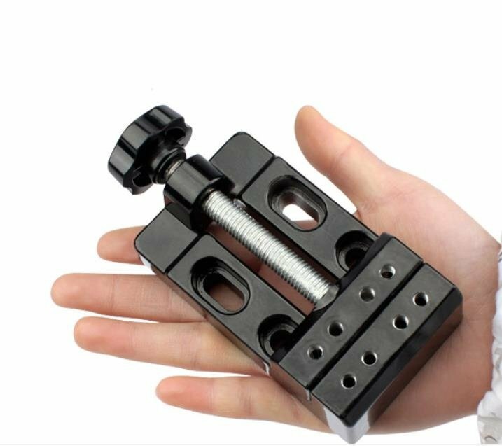 The Mini Flat Clamp table Jaw Bench Drill Press Vice Opening Parallel Vise