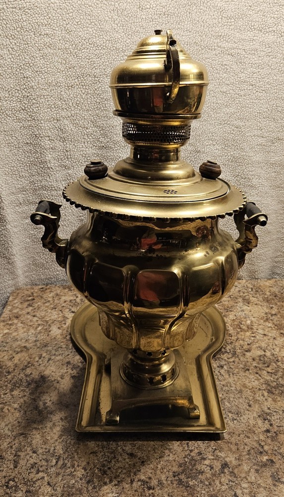 Persian Brass Samovar Tea Urn