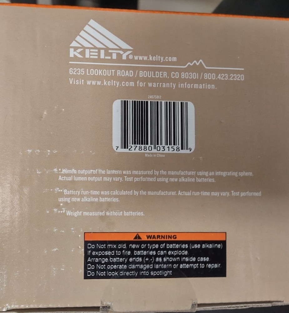 Kelty Camping Lantern Mp3 Multi Color Changing