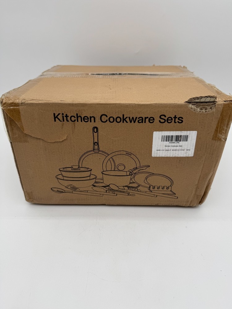Astercook 19 Pcs Pots and Pans Set Non Stick, Ceramic Cookware Set