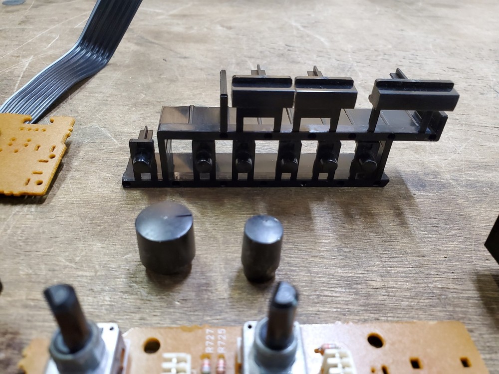 Technics RS-TR262 Double Cassette Deck Button Knob Power Switch Board Controls