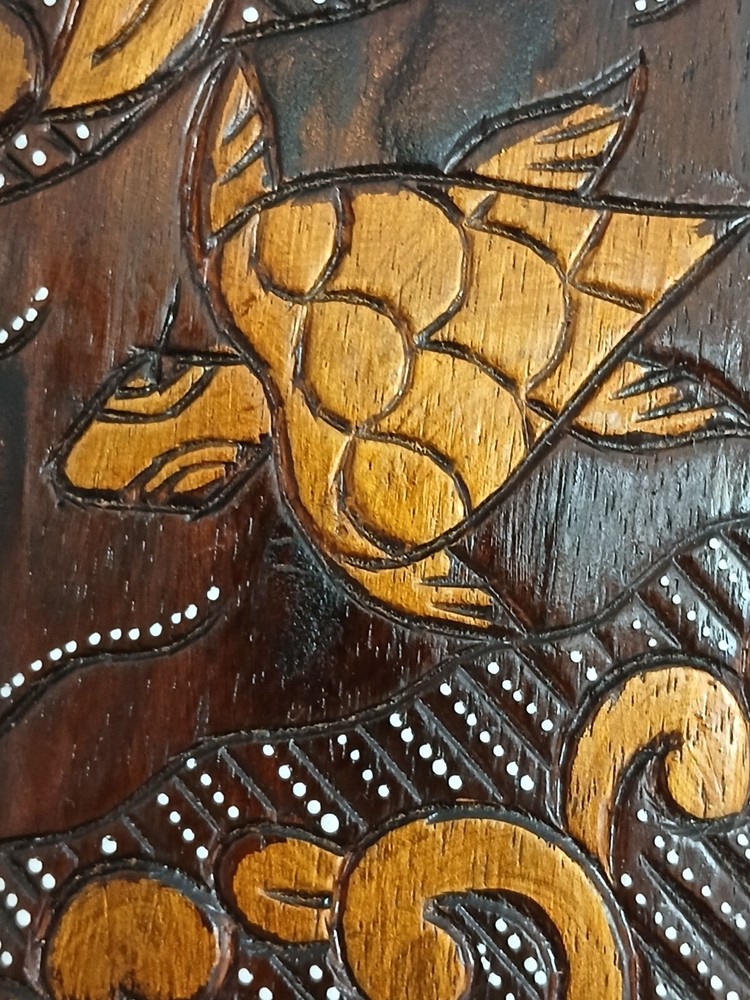 Handcrafted African Wall Art 19.75" Long