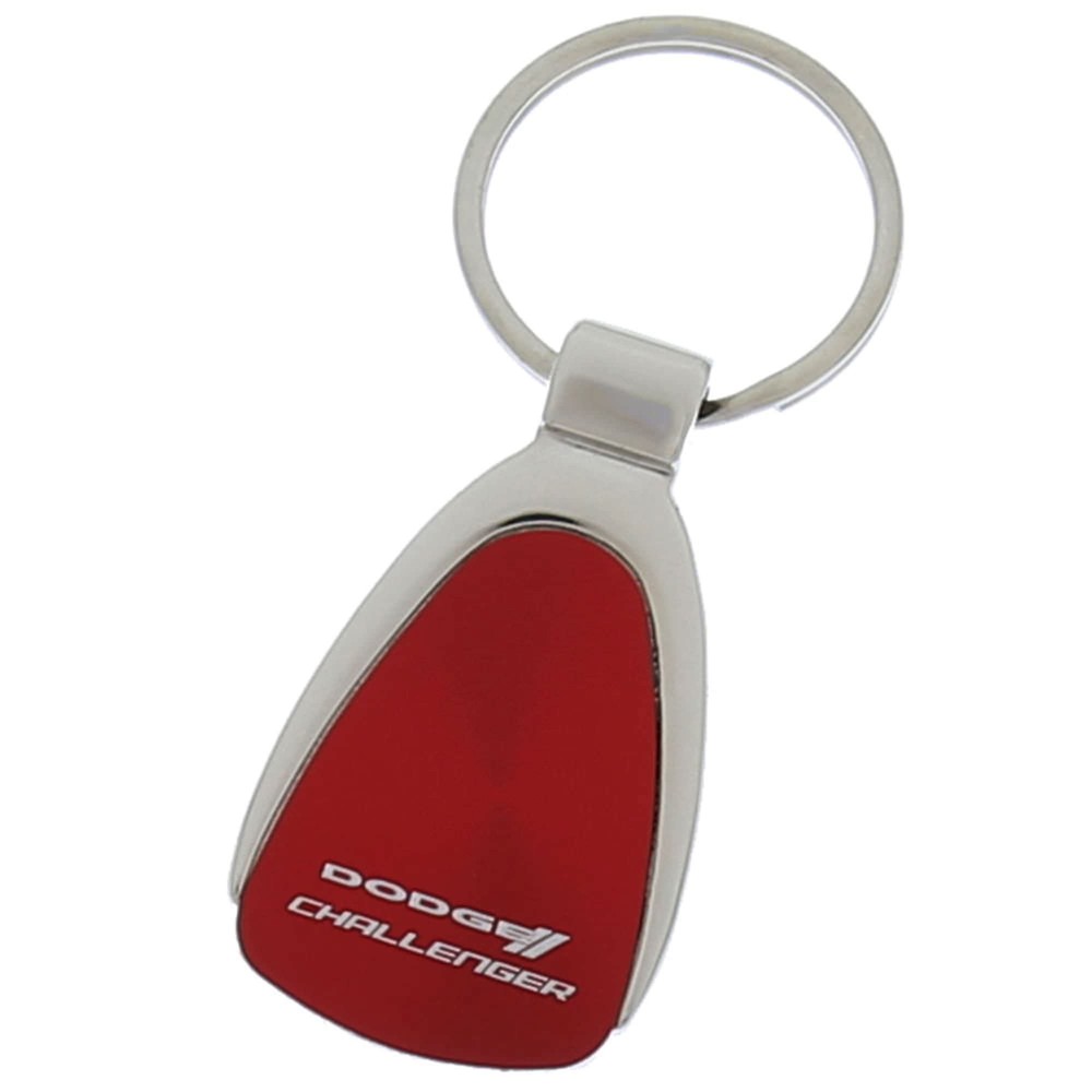 Dodge Challenger Tear Drop Key Ring (Red)