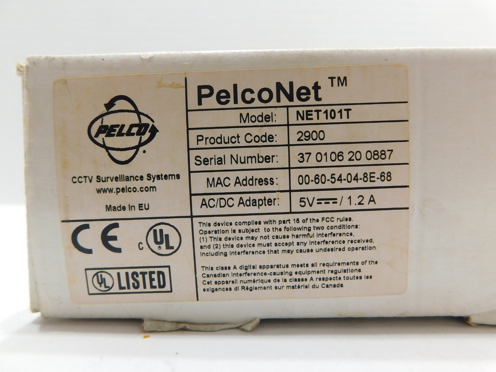 Pelco NET101T Single Channel Video Transmitter