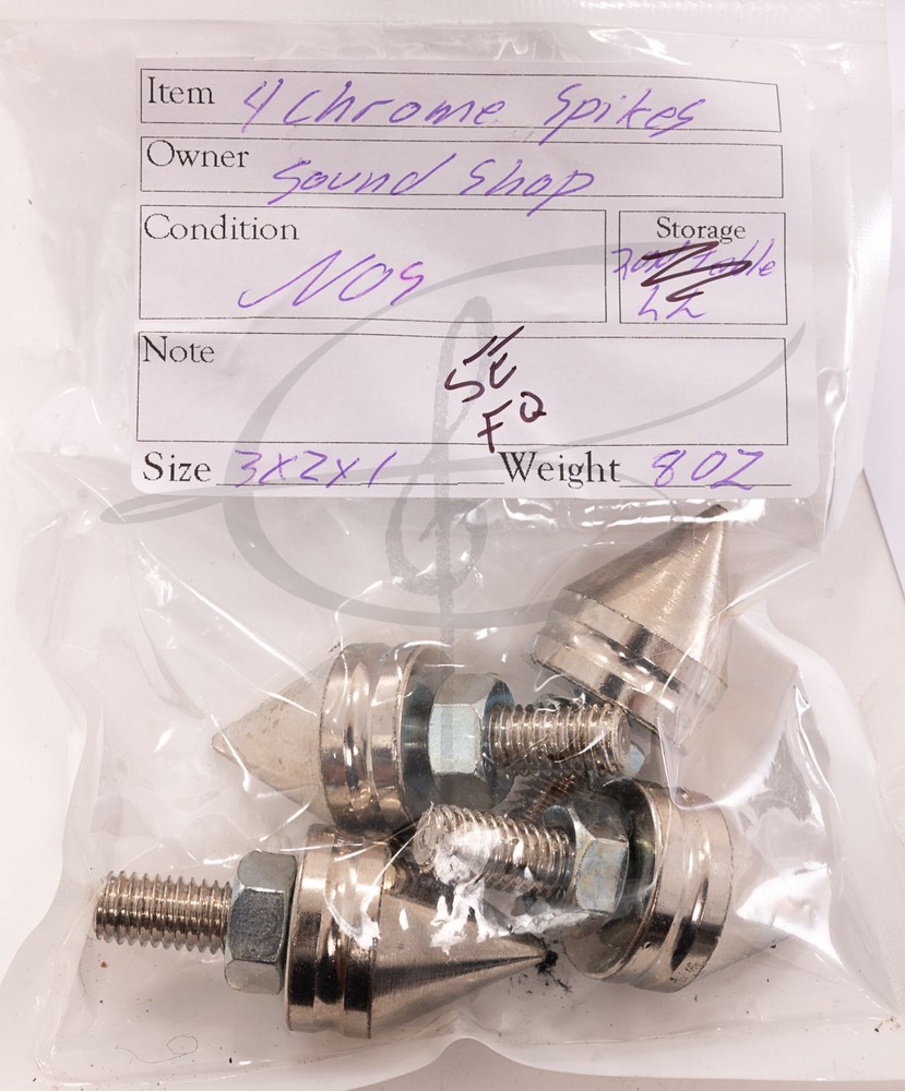 Chrome OEM Replacement Speaker Spikes Paradigm