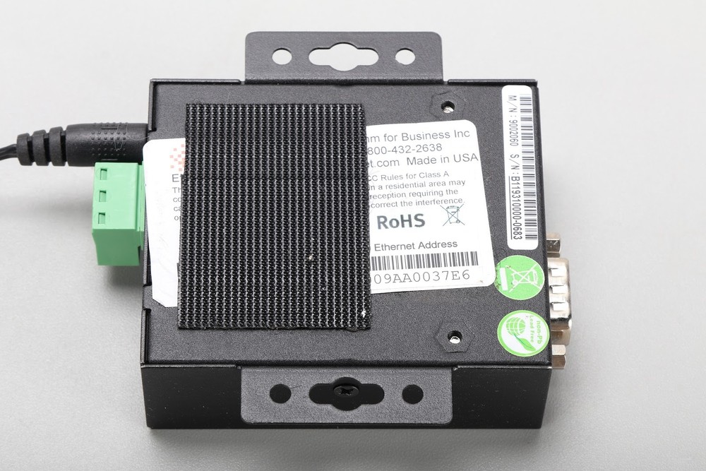 DCB EtherPath SS-1R Single Port Ethernet Serial Server 9002060 With Accessories