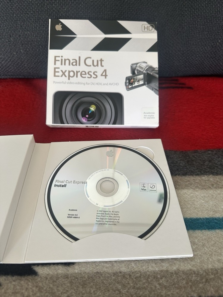 Apple Final Cut Express 4 HD Video Editing Software