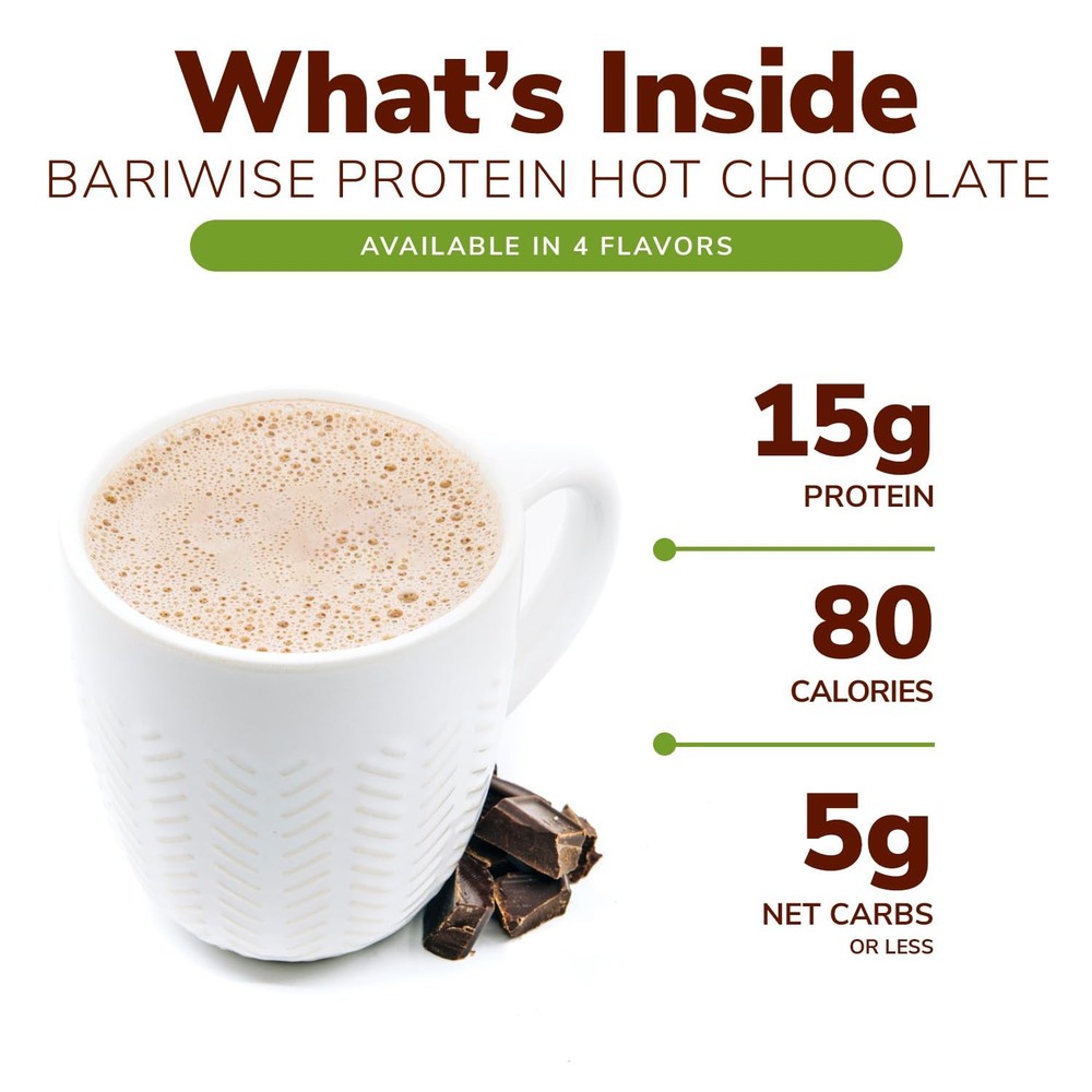 BariWise Protein Hot Chocolate with Marshmallows, Marshmallows