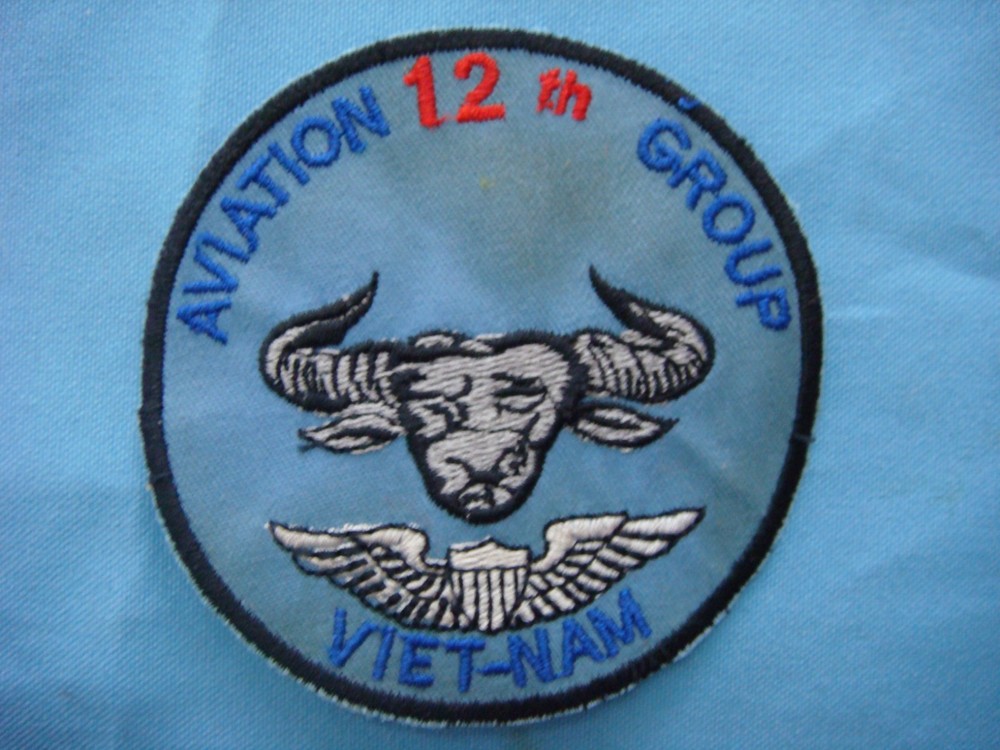VIETNAM WAR PATCH, US ARMY 12th AVIATION GROUP
