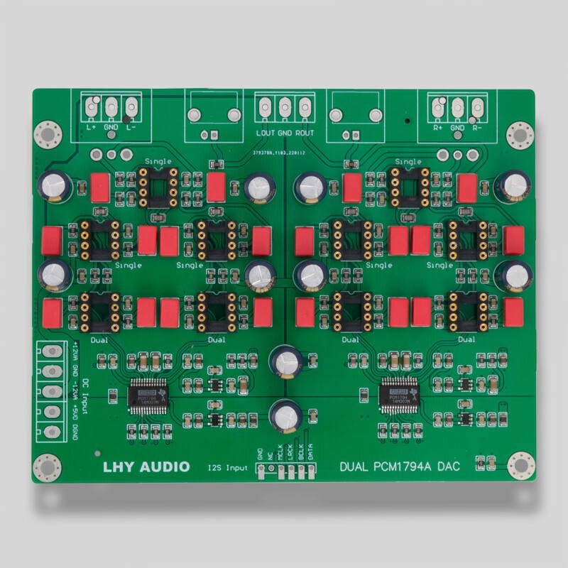 Dual Parallel PCM1794 PCM1794A Decoder DAC Balanced Decoder Board USB Coaxial