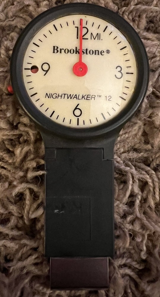 BROOKSTONE- NIGHTWALKER ANALOG PEDOMETER