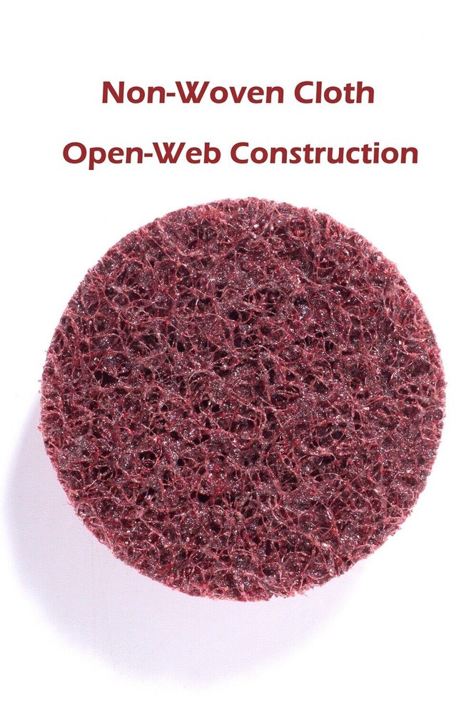 25x 3" Disc Roll Lock Die Grinder Drill Sanding Pads Medium Surface Conditioning