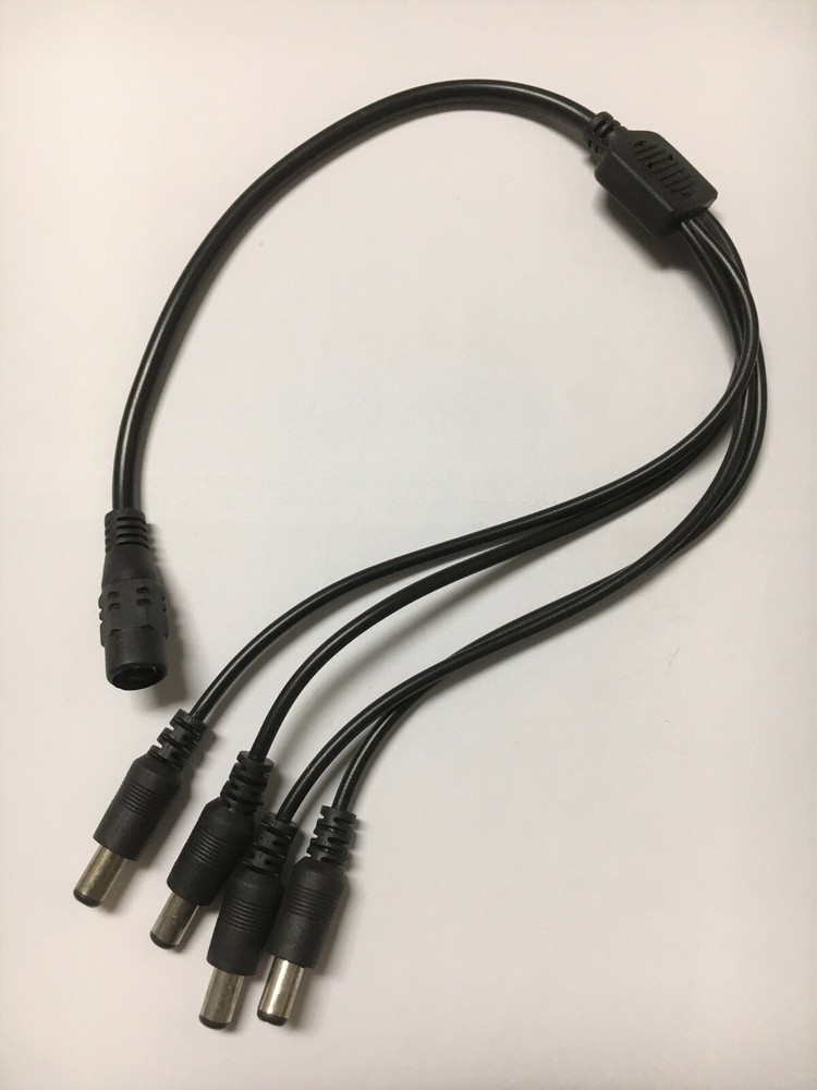 NIGHT OWL LOREX Security System Power Supply Cable 4 Cameras from One Pwr Source