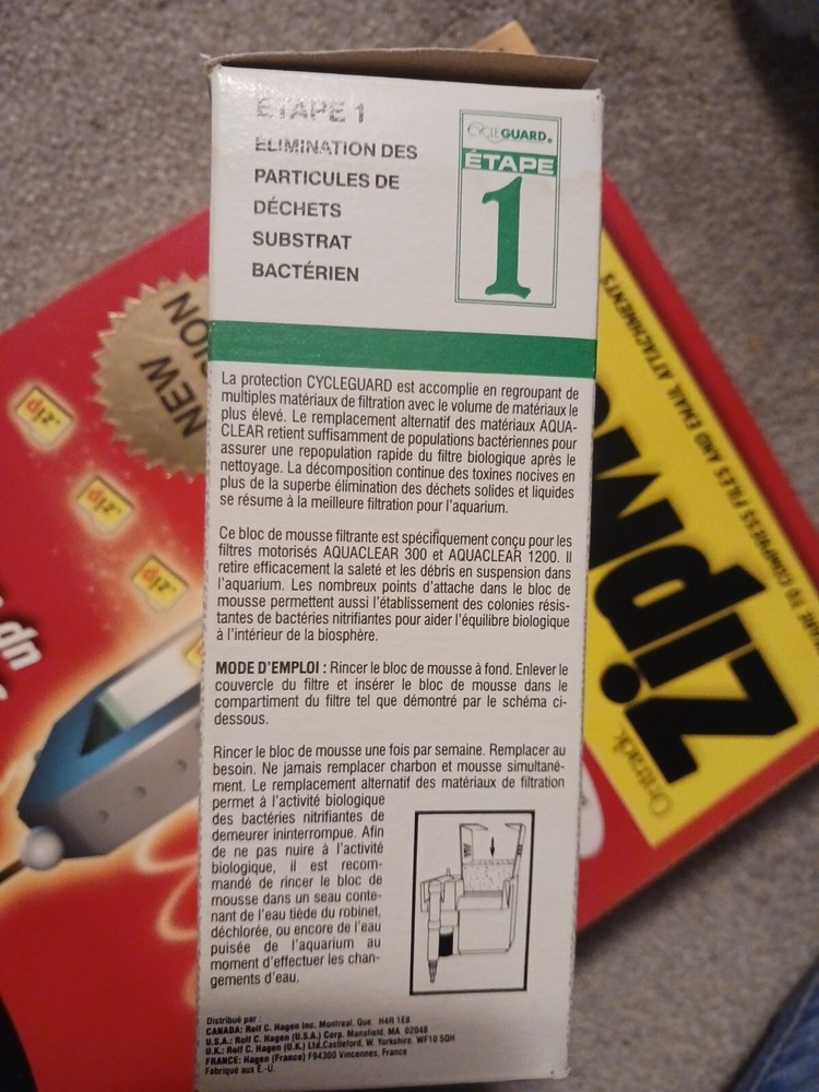 Aqua Clear 70 Foam, White (A618)