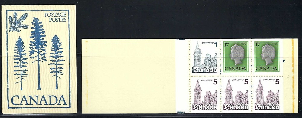 CANADA - MINT BOOKLET - VFNH - UNITRADE - BK80a (797a) - PSEUDOTSUGA - 1979