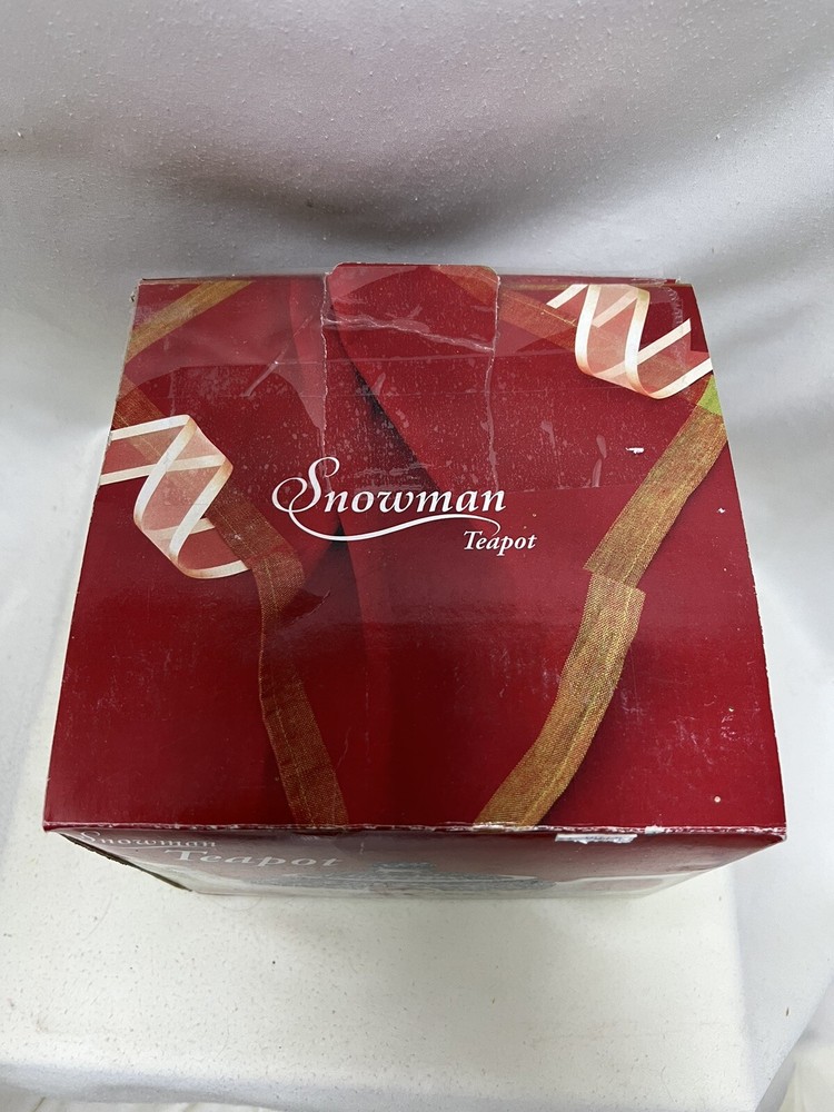 Snowman Teapot Thomson Pottery 2000 NRFB