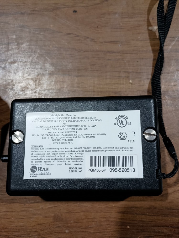 RAE Sys ppbRAE Photoionization Detector + MultiRae PLUS Multiple Gas Detector