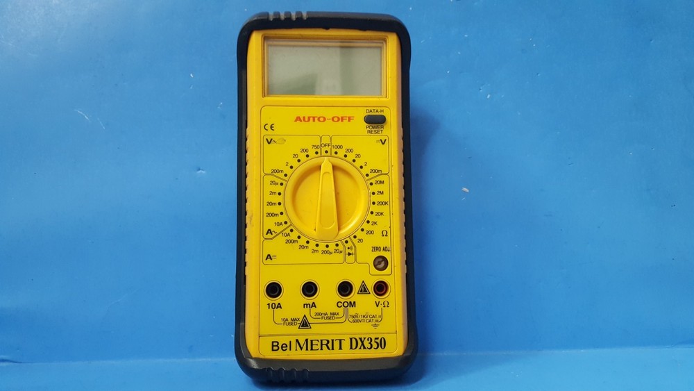 One- Digital Multimeter, DX350, Bel MERIT, Auto off
