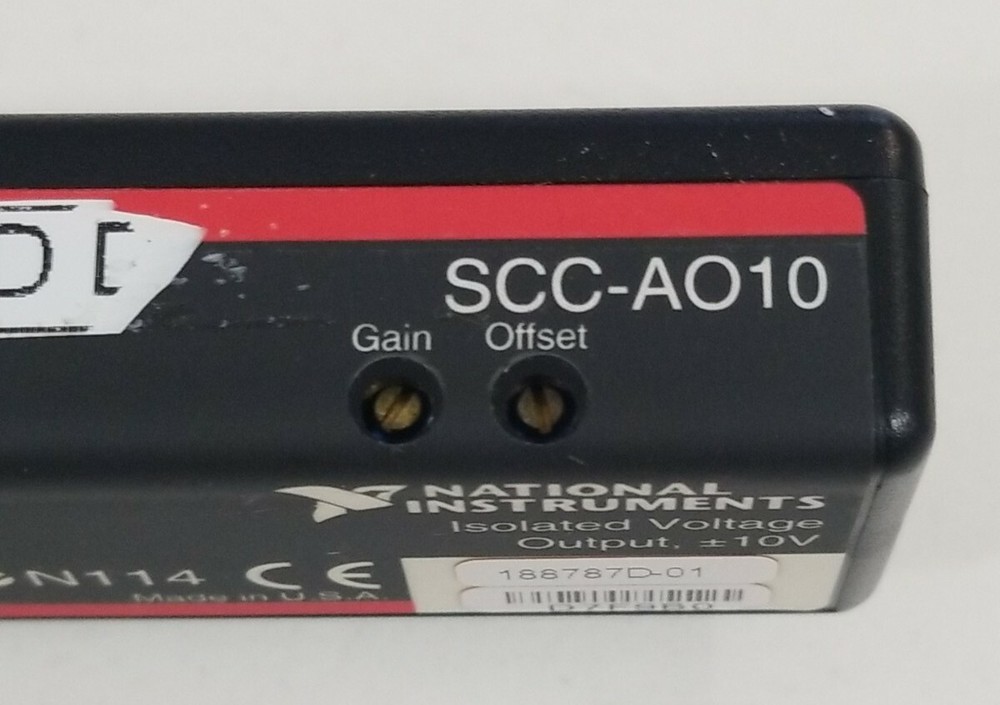 *PREOWNED* National Instruments SCC-AO10 Isolated Analog Voltage Output +/- 10V