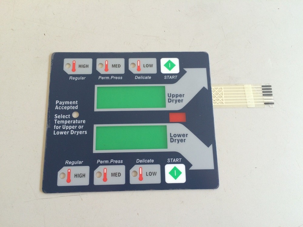 For Dexter Stack Dryer Computer Top Touch Pad # 9801-059-006