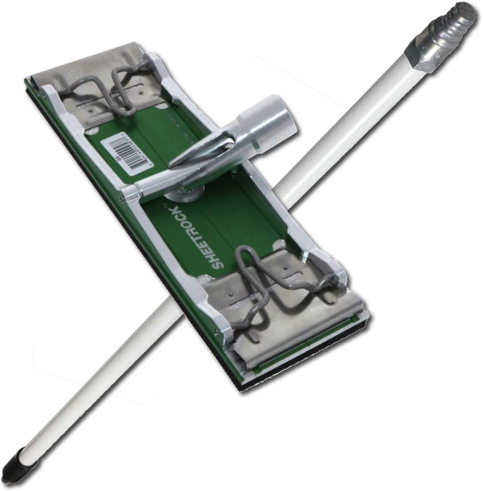 No Flip Drywall Pole Sander with Handle - Effortless Sanding Solution