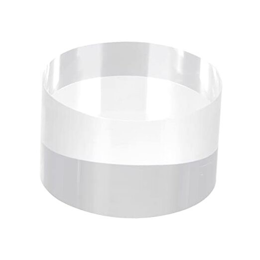 Clear Acrylic Solid Cylinder Round Display Riser, 1.2 inches (Height) x 2