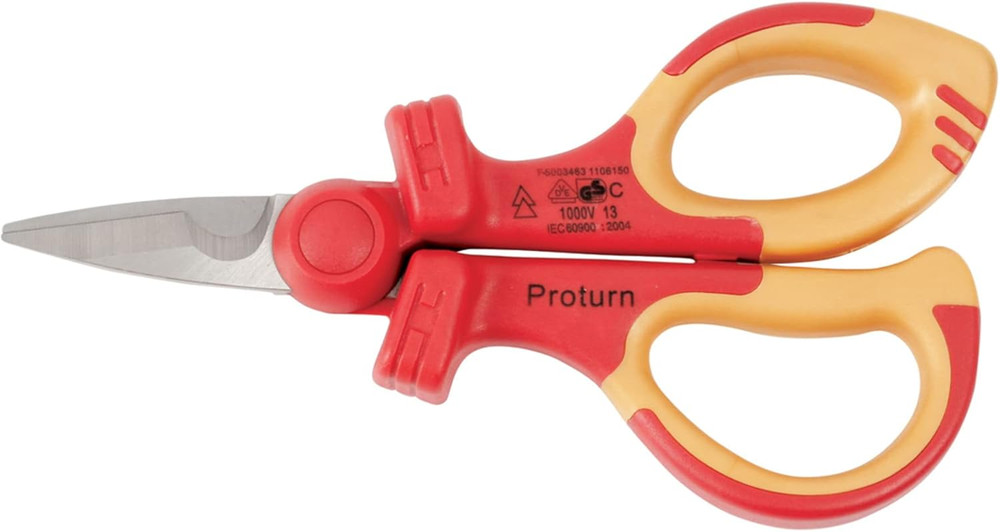 Insulated Proturn Electrician'S Shears
