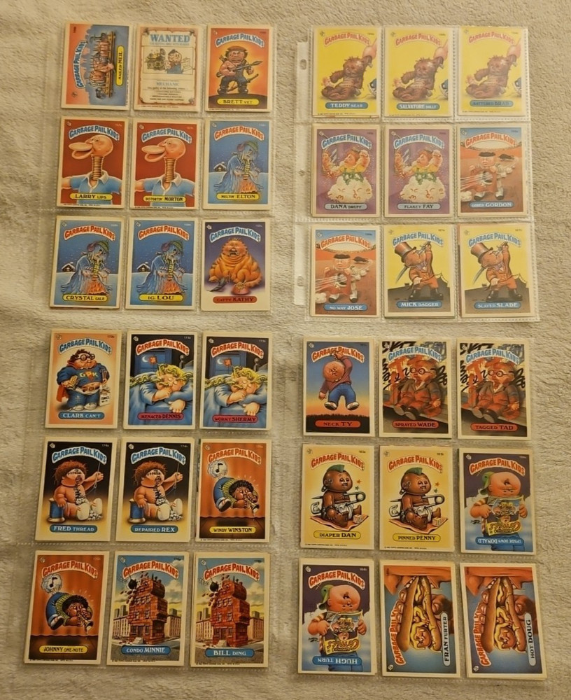 GPK Lot Series 3-9 Including CGC Graded Errors