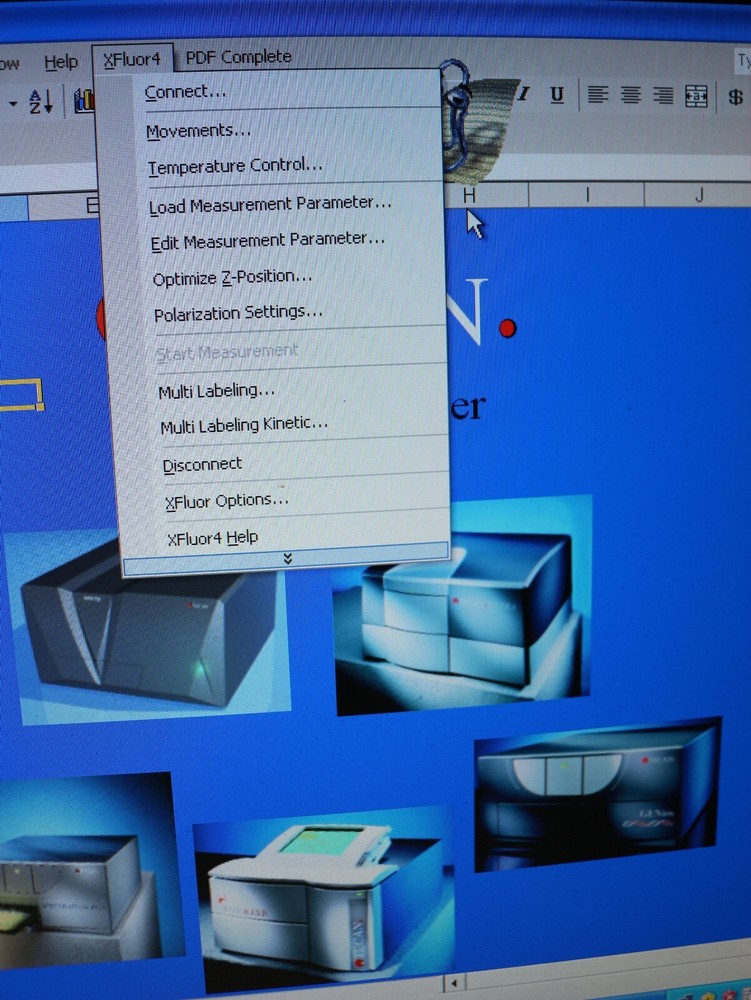 Tecan Ultra Evolution Microplate Reader w/XFluor Software